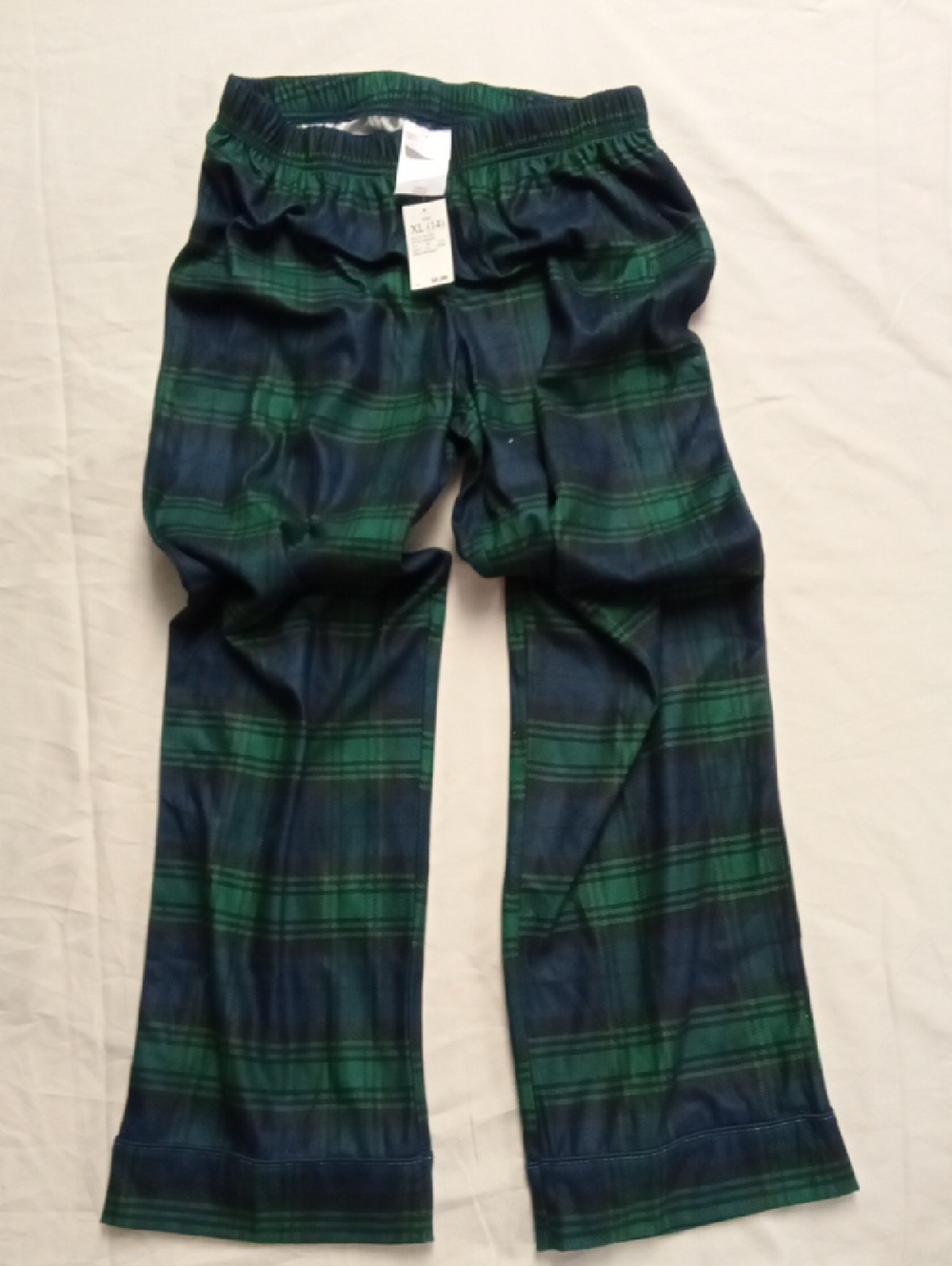 Wondershop Navy and Green Plaid Lounge Pants